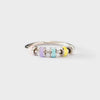 925 Sterling Silver Oil Drip Ring Style B Rings - Tophatter Daily Deals