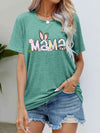 Easter MAMA Graphic Round Neck T-Shirt Women's T-Shirts - Tophatter Daily Deals