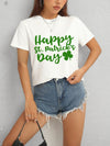 HAPPY ST. PATRICK'S DAY Short Sleeve T-Shirt Women's T-Shirts - Tophatter Daily Deals