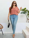 V-Neck Short Sleeve Blouse Blouses - Tophatter Daily Deals