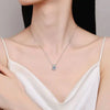 1 Carat Moissanite Rabbit Ears Shape Pendant Necklace Moissanite - Tophatter Daily Deals