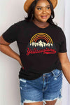 Simply Love Full Size YELLOWSTONE Graphic Cotton Tee Women's T-Shirts - Tophatter Daily Deals