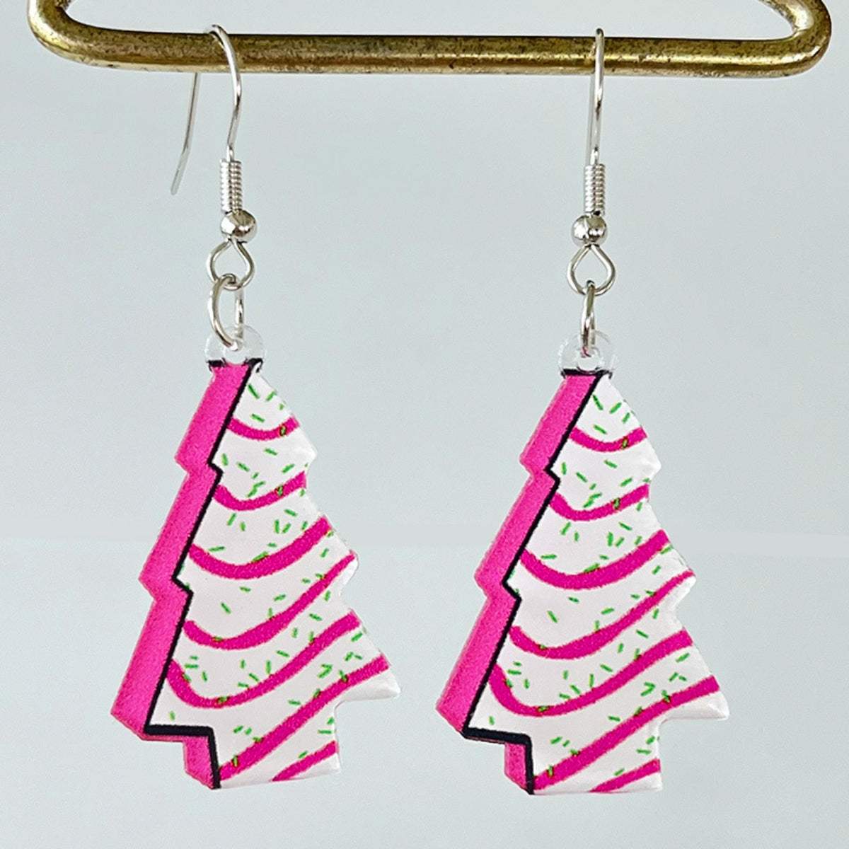 Geometric Shape Acrylic Dangle Earrings Style A One Size Earrings - Tophatter Daily Deals