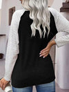 Striped Turtleneck Long Sleeve T-Shirt Women's T-Shirts - Tophatter Daily Deals