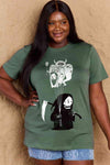 Simply Love Full Size Death Graphic T-Shirt Women's T-Shirts - Tophatter Daily Deals