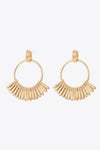 5-Pair Wholesale 18K Gold-Plated Zinc alloy Drop Earrings Earrings - Tophatter Daily Deals