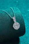 1 Carat Moissanite 925 Sterling Silver Necklace Moissanite - Tophatter Daily Deals