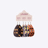 Halloween PU Teardrop Earrings Set Earrings - Tophatter Daily Deals