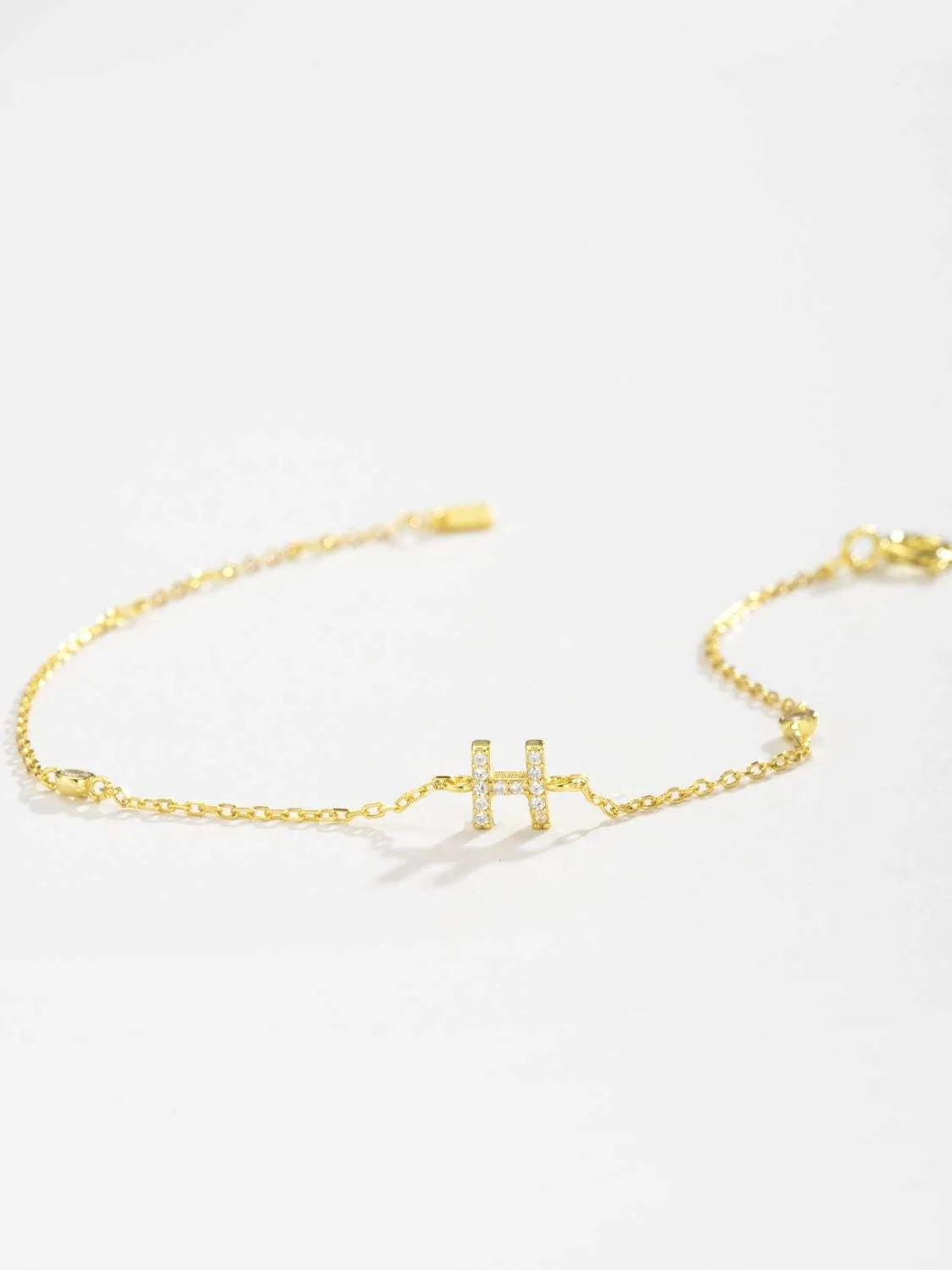 G To K Zircon 925 Sterling Silver Bracelet Bracelets - Tophatter Daily Deals