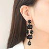 Geometric Zircon Alloy Earrings Style D One Size Earrings - Tophatter Daily Deals
