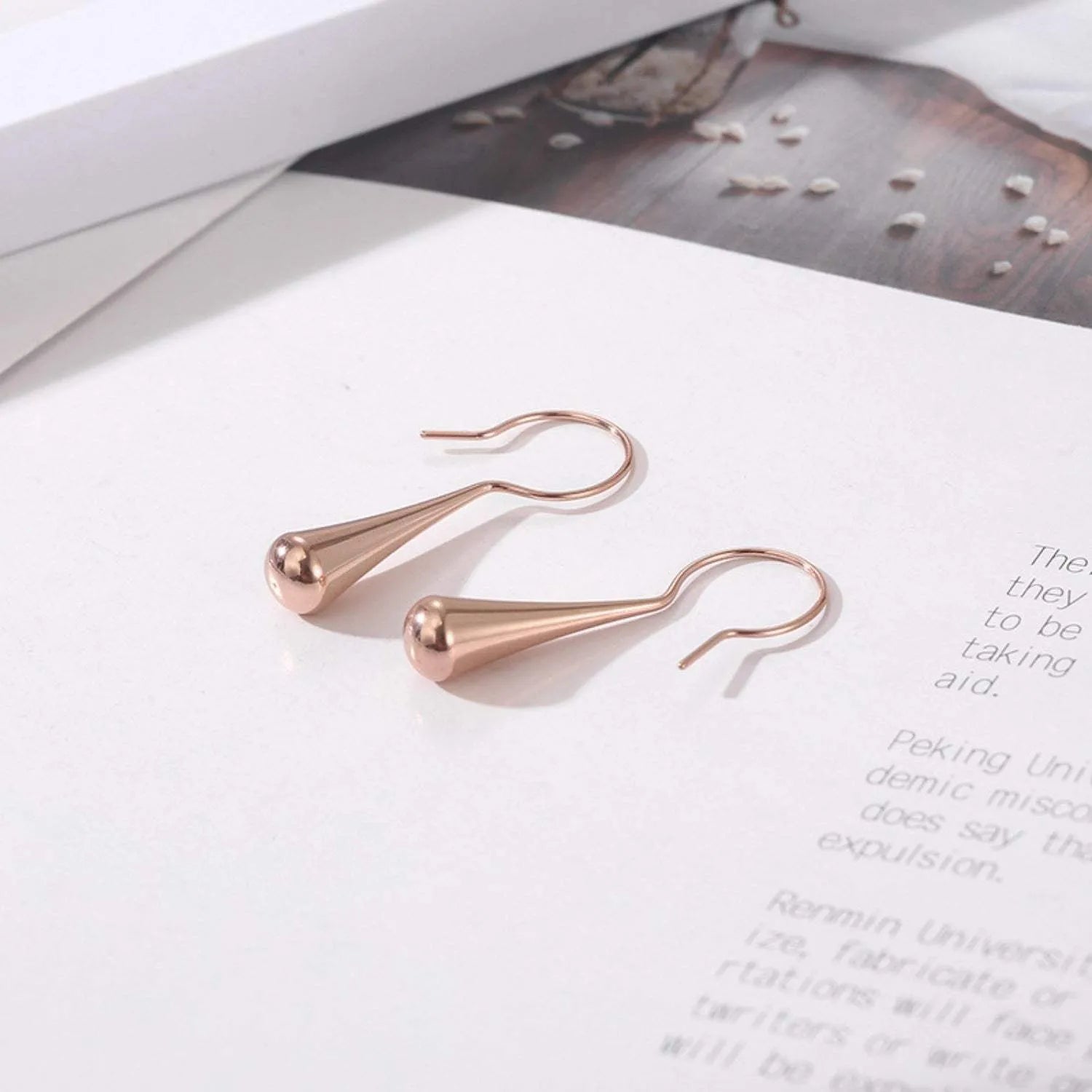 Stainless Steel Geometric Earrings Earrings - Tophatter Daily Deals