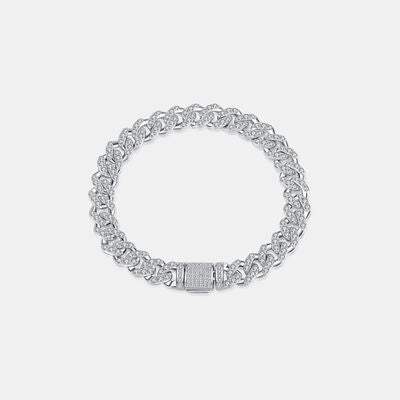 4.63 Carat Moissanite 925 Sterling Silver Bracelet Moissanite - Tophatter Daily Deals