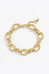 Beautiful Grace 18K Gold Plated Bracelet Gold One Size Bracelets - Tophatter Daily Deals
