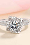 1 Carat Moissanite 925 Sterling Silver Ring Moissanite - Tophatter Daily Deals