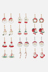 Christmas Theme Alloy Earrings Earrings - Tophatter Daily Deals