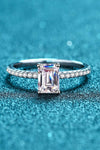 925 Sterling Silver Ring with Moissanite Moissanite - Tophatter Daily Deals