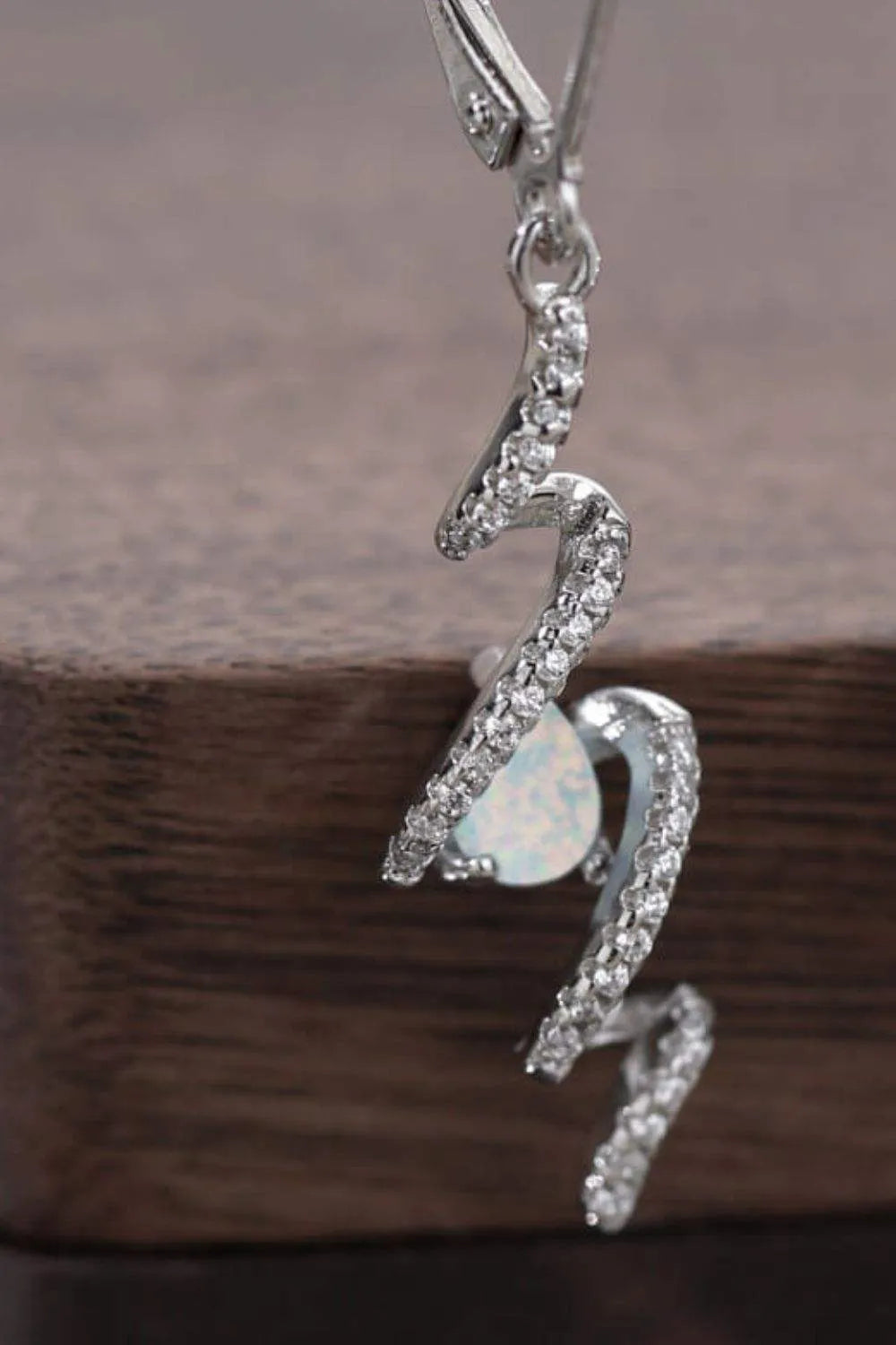Twisted Opal Drop Earrings Opal - Tophatter Daily Deals