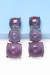 Resin Dangle Earrings Earrings - Tophatter Daily Deals