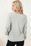 V-Neck Spliced Lace Top Blouses - Tophatter Daily Deals