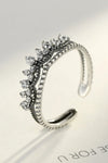 925 Sterling Silver Layered Open Ring Rings - Tophatter Daily Deals