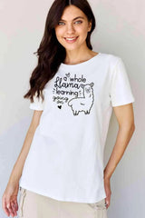 Simply Love Full Size Graphic T-Shirt Women's T-Shirts - Tophatter Daily Deals