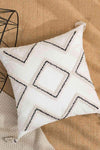 Geometric Embroidered Decorative Throw Pillow Case Decorative Pillowcases - Tophatter Daily Deals