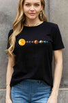 Simply Love Full Size Solar System Graphic Cotton Tee Women's T-Shirts - Tophatter Daily Deals