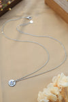 Moonstone LOVE Heart Pendant 925 Sterling Silver Necklace Moonstone - Tophatter Daily Deals