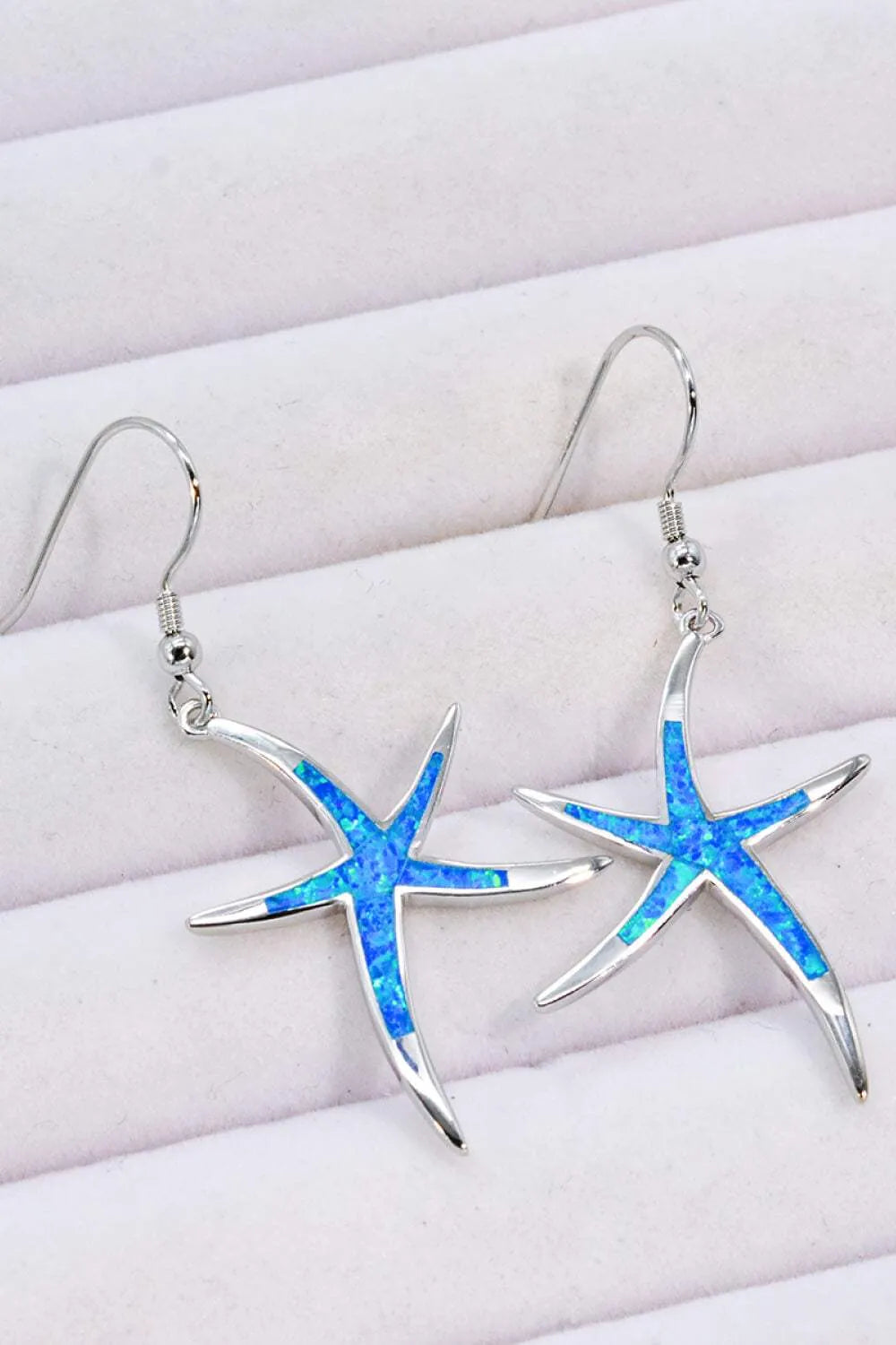 Opal Starfish Drop Earrings Opal - Tophatter Daily Deals
