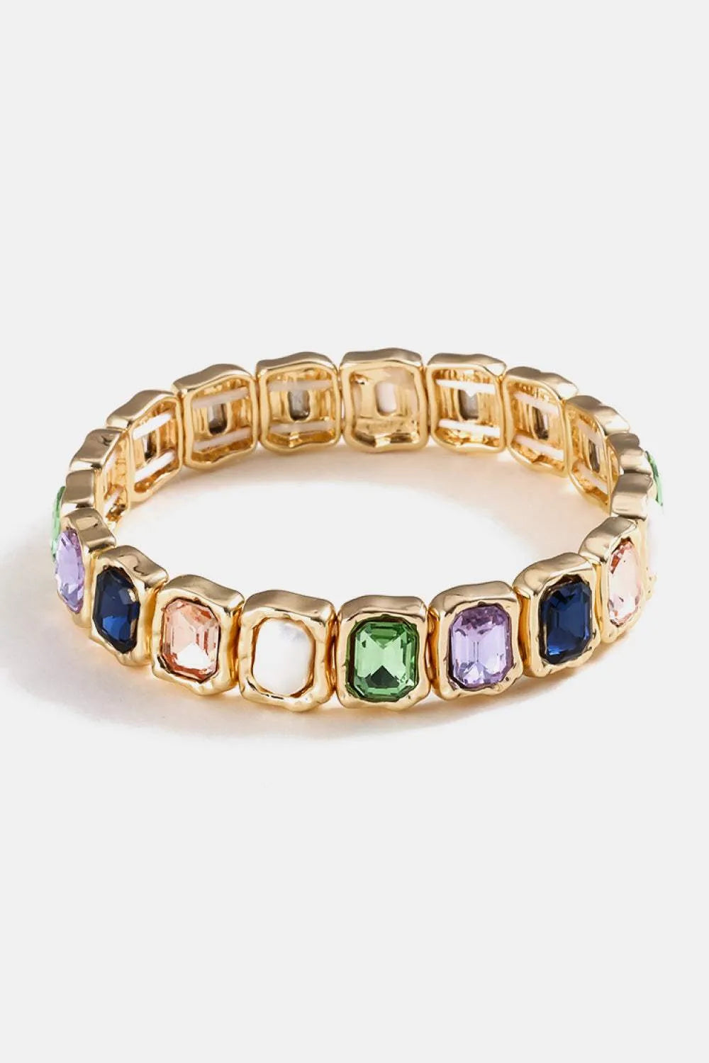 Glass Stone Alloy Bracelet Bracelets - Tophatter Daily Deals