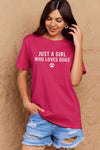 Simply Love Full Size Dog Paw Graphic Cotton T-Shirt Women's T-Shirts - Tophatter Daily Deals