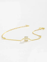 A To F Zircon 925 Sterling Silver Bracelet Bracelets - Tophatter Daily Deals