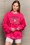 Simply Love Simply Love Full Size Round Neck Dropped Shoulder RODEO Graphic Sweatshirt - Tophatter Daily Deals