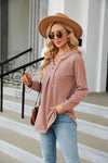 Long Sleeve Hooded Blouse Blouses - Tophatter Daily Deals