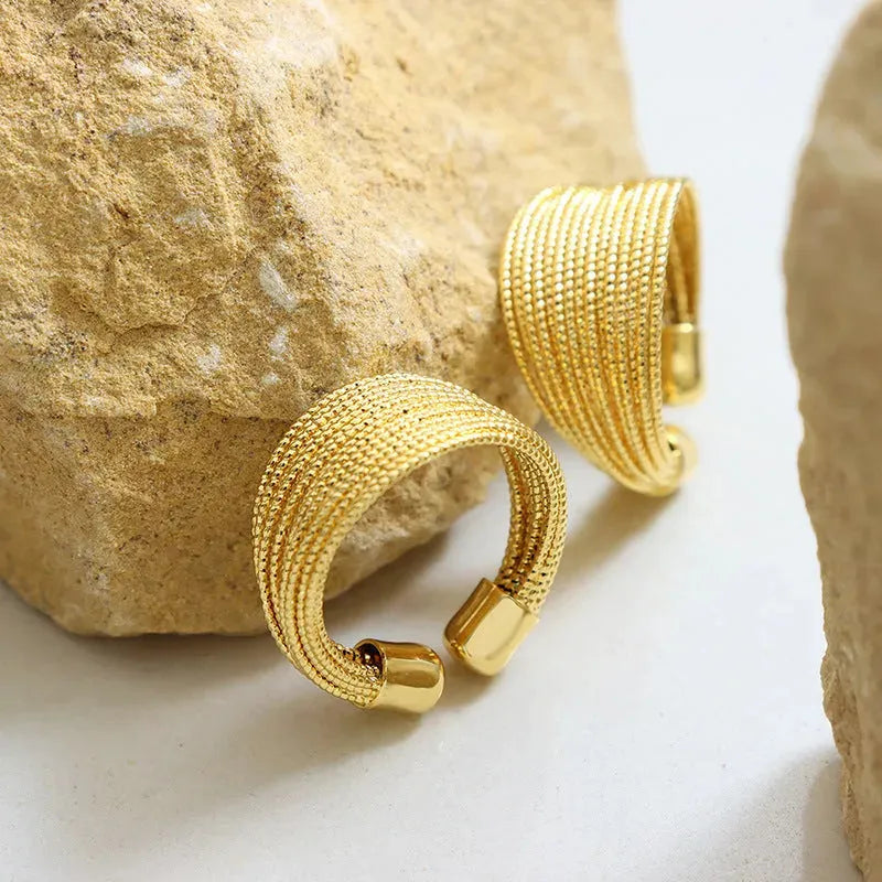 Titanium Steel Open Ring Rings - Tophatter Daily Deals