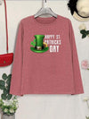 HAPPY ST. PATRICK'S DAY Round Neck T-Shirt Women's T-Shirts - Tophatter Daily Deals