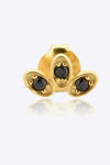 Inlaid 925 Sterling Silver Stud Earrings Earrings - Tophatter Daily Deals