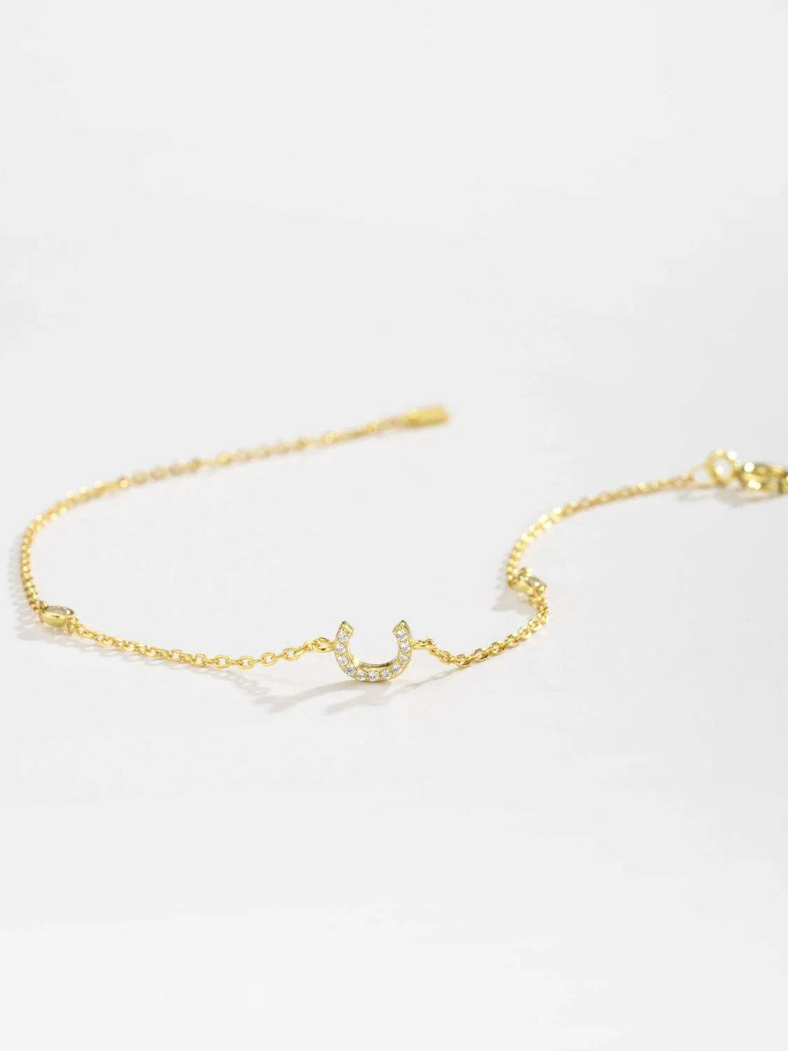 A To F Zircon 925 Sterling Silver Bracelet Bracelets - Tophatter Daily Deals