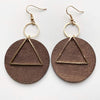 Geometric Drop Earrings Style B One Size Earrings - Tophatter Daily Deals