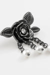 Floral Chain Detail Pearl Earrings Earrings - Tophatter Daily Deals