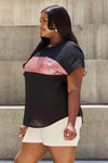 Sew In Love Shine Bright Full Size Center Mesh Sequin Top in Black/Mauve Women's T-Shirts - Tophatter Daily Deals