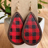 PU Teardrop Earrings Style B One Size Earrings - Tophatter Daily Deals