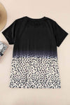 Printed Short Sleeve Round Neck Tee Women's T-Shirts - Tophatter Daily Deals