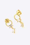 Zircon 925 Sterling Silver Drop Earrings Earrings - Tophatter Daily Deals