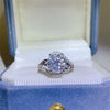 3 Carat Moissanite 925 Sterling Silver Ring Moissanite - Tophatter Daily Deals