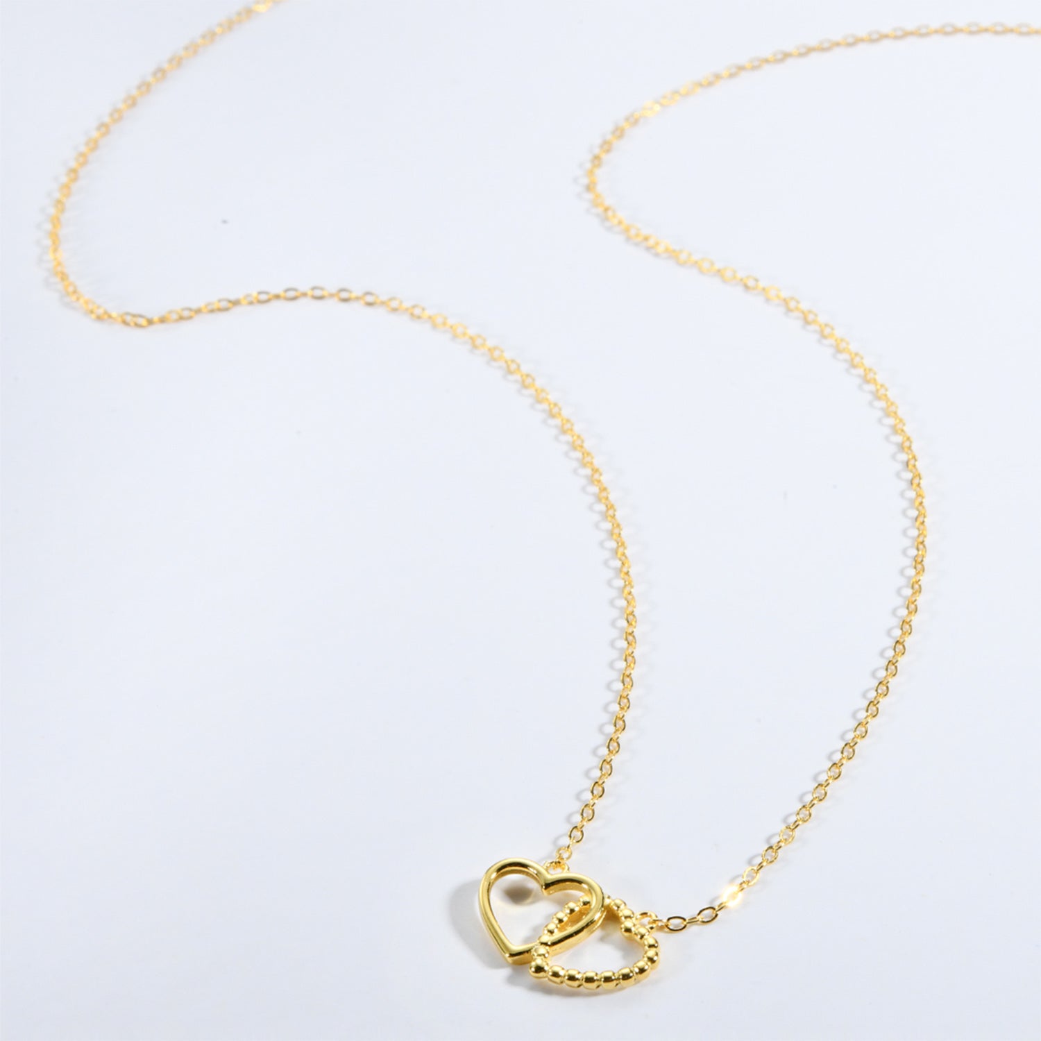 Heart Shape Spring Ring Closure Necklace Necklaces - Tophatter Daily Deals