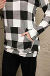 Double Take Plaid Long Sleeve Tunic Sweatshirt Blouses - Tophatter Daily Deals