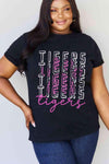 Simply Love Full Size TIGERS Graphic Cotton Tee Black Women's T-Shirts - Tophatter Daily Deals