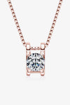 Moissanite 925 Sterling Silver Necklace Moissanite - Tophatter Daily Deals