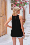 Grecian Neck Sleeveless Top Blouses - Tophatter Daily Deals